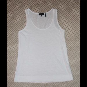 Theory, basic tank, white, size small